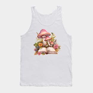 Magical Mushroom Spellbook Tank Top